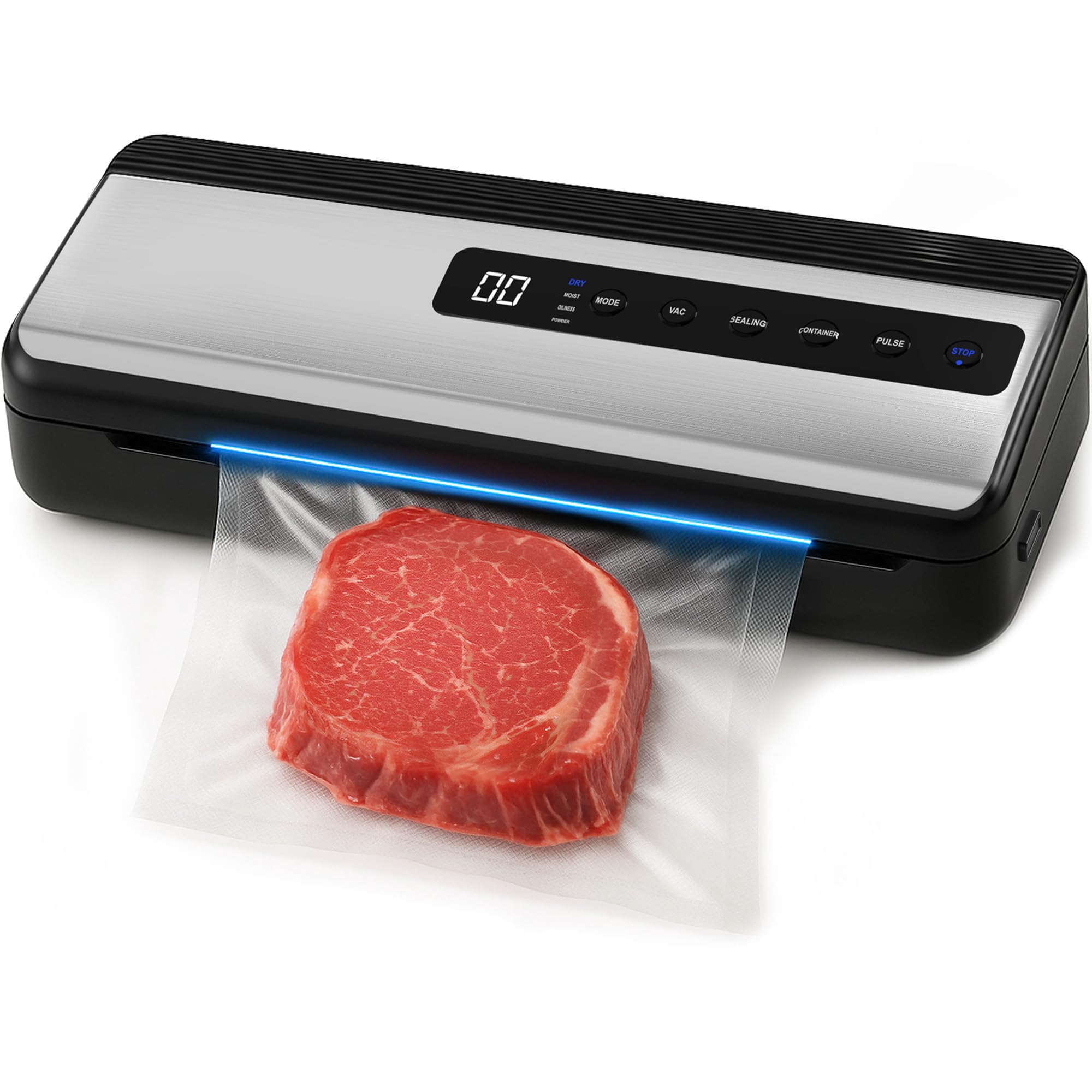 Vacuum Sealer + Bag Roll & 10 Bags