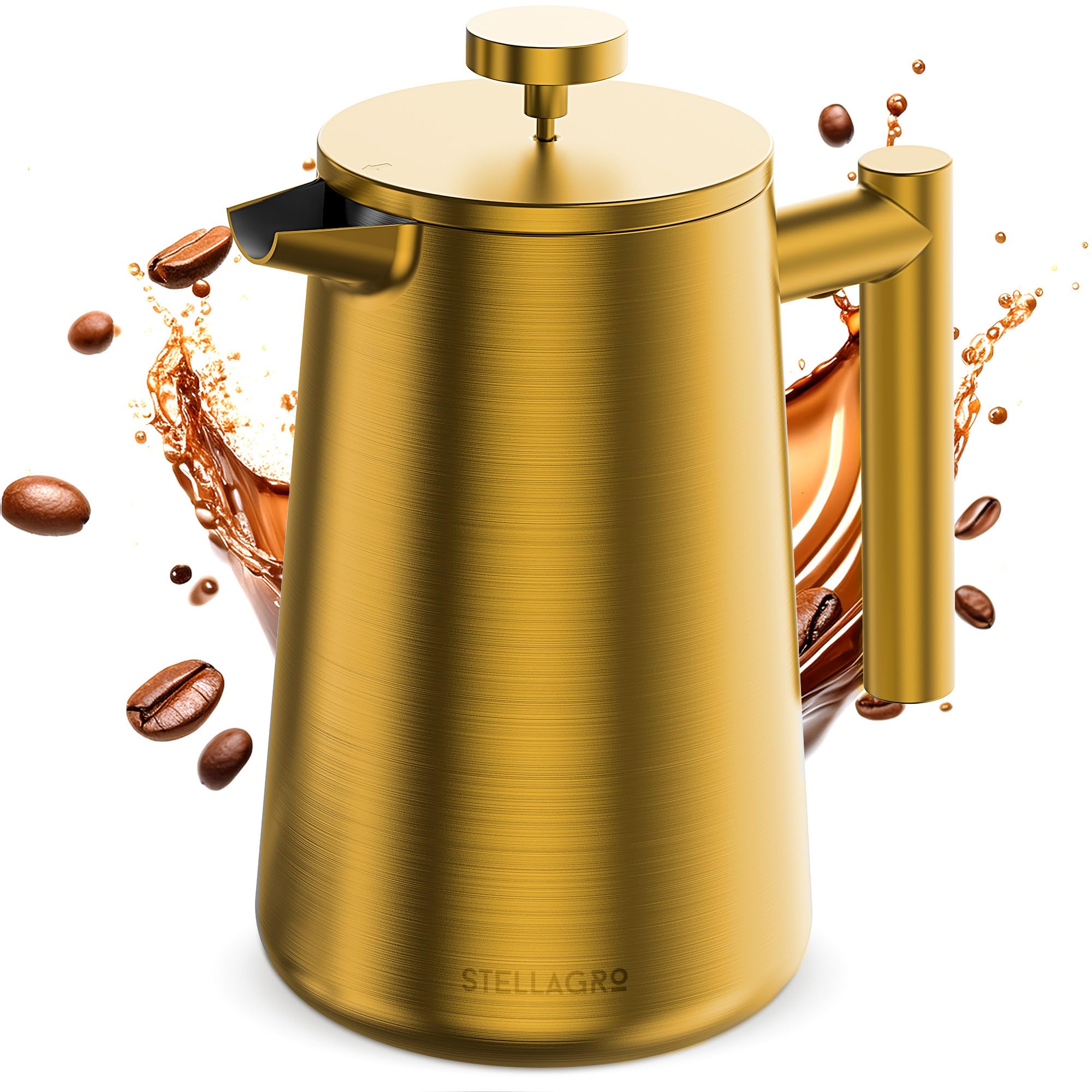 Gold French Press — 34oz / 1L